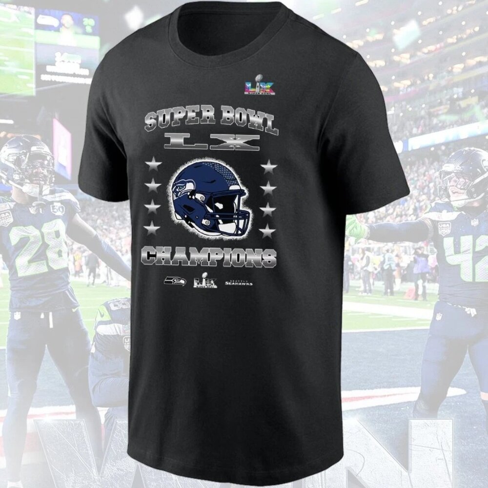 Seattle Seahawks Super Bowl 60 Victory Edition Fan Gear Gift T Shirt 91